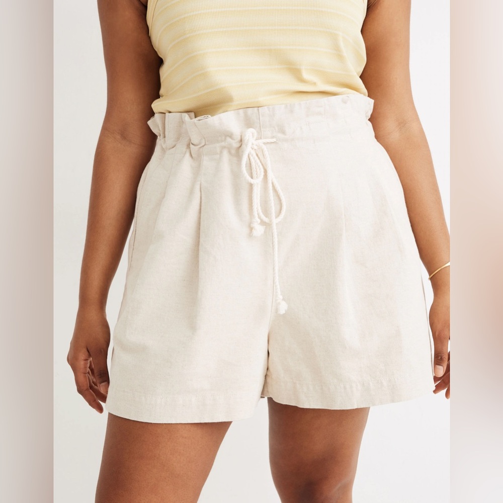 Madewell Drawstring Pull-On Paperbag Shorts